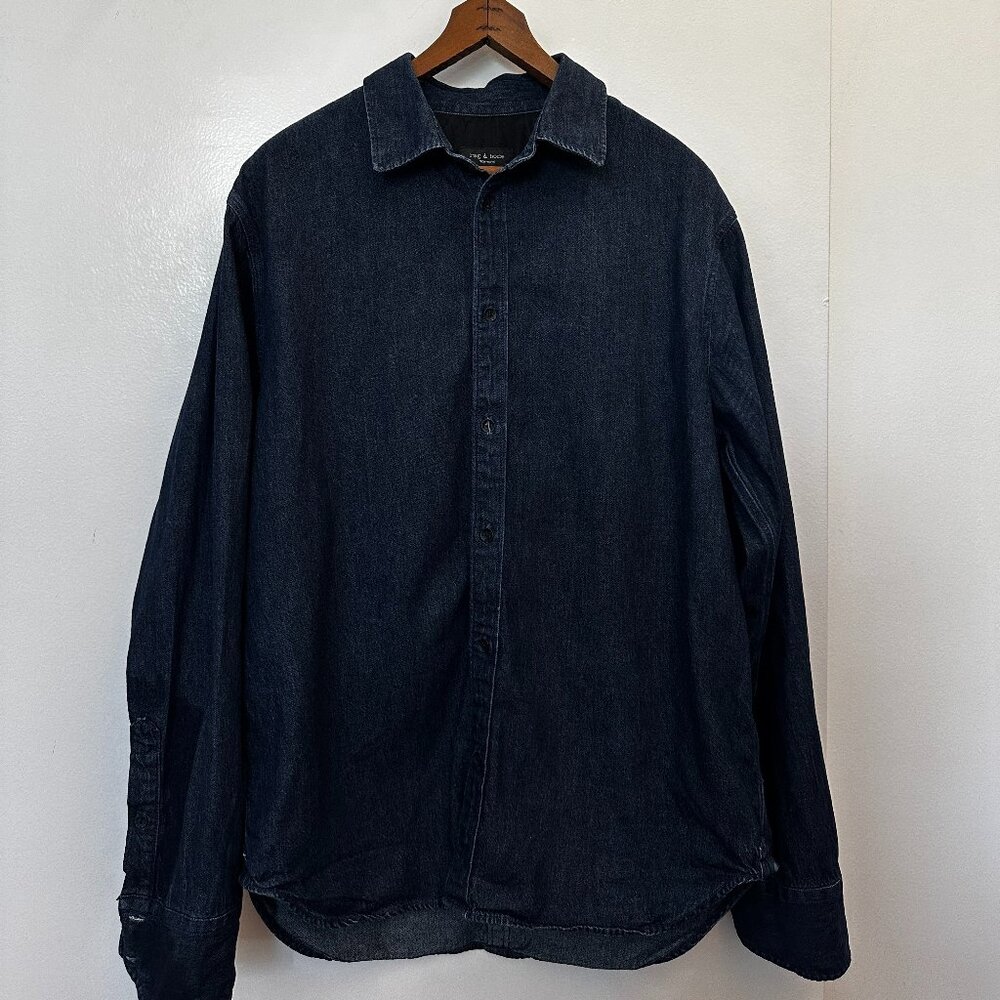 rag & bone Fit 3 Denim Shirt - Japanese Chambray
